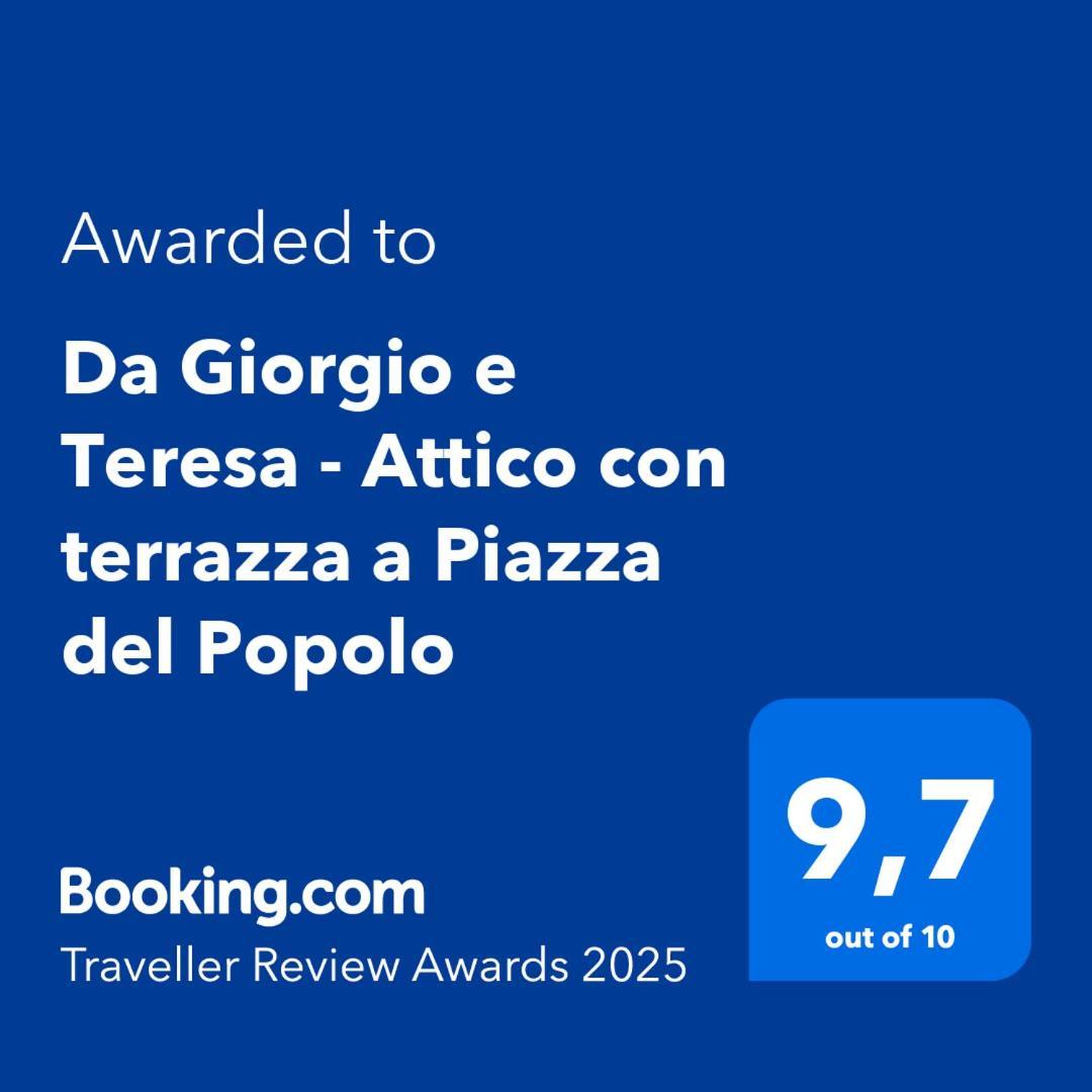 Da Giorgio E Teresa - Attico Con Terrazza A Piazza Del Popolo Apartment Rome Exterior photo